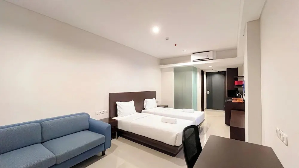 Relaxing And Stylish Studio (No Kitchen) Apartment At Skales Residence Nusa Dua Bali