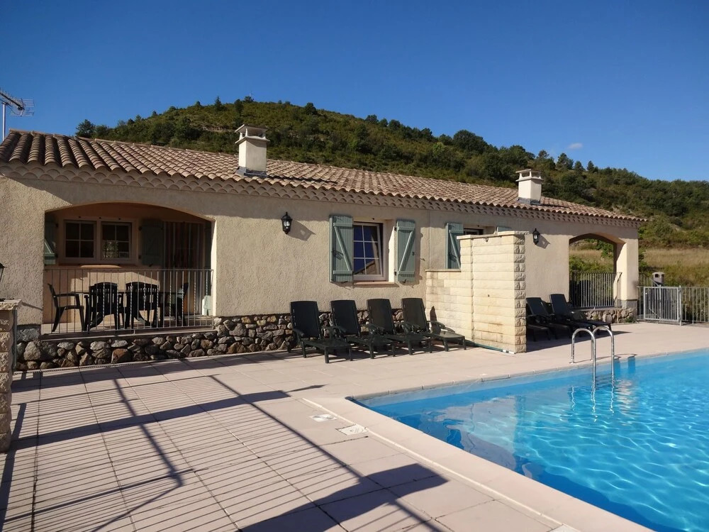Cosy Holiday Home in Les Vans With Private Garden
