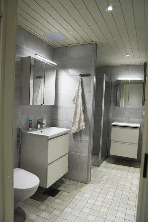 two bedrooms,dining area and bathroom with private entrance