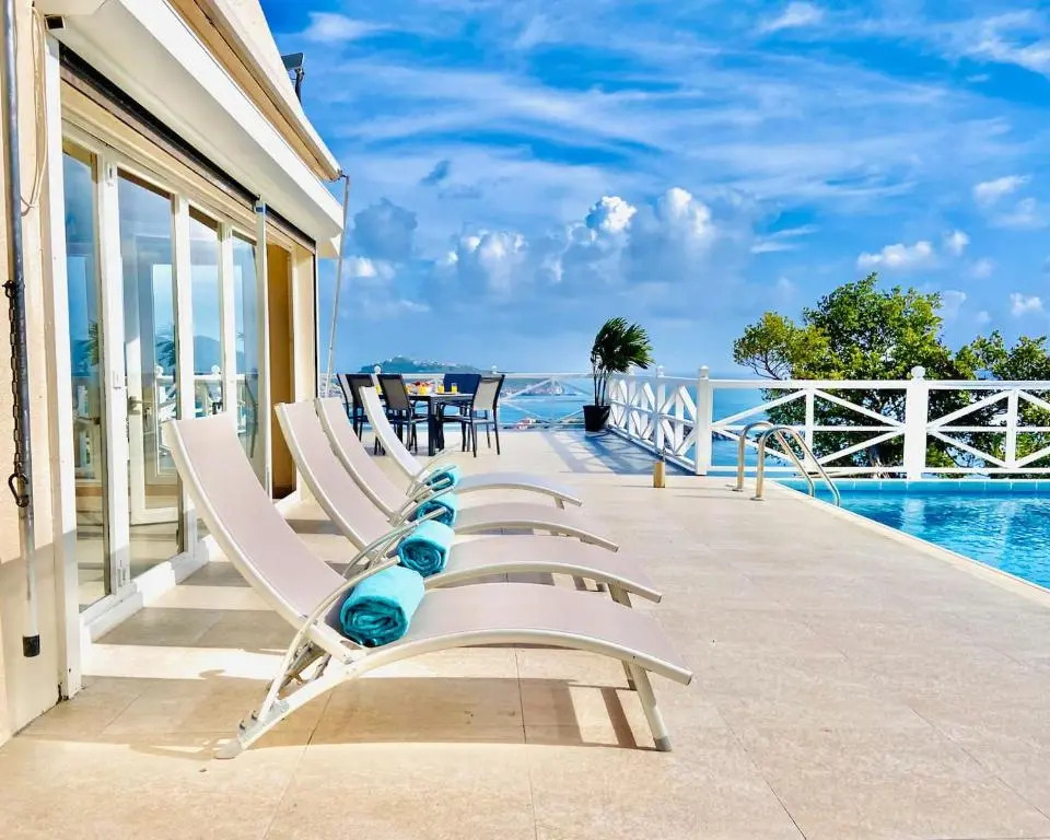 SXM King Size Villa with 4 Rooms and 4 Bathrooms