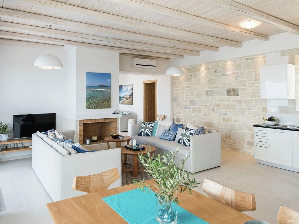Lux Villa Near Falasarna Beach & a Restaurant, Private Pool & Sea View