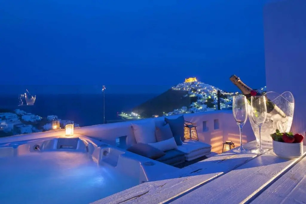 Elegant Astypalaia Villa Villa Ble Air Conditioning Hot Tub