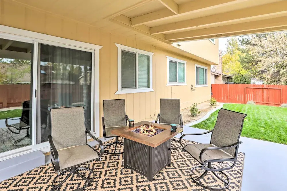 Relax Fireside & Play Pool! Home 4 Mi to Dtwn Reno