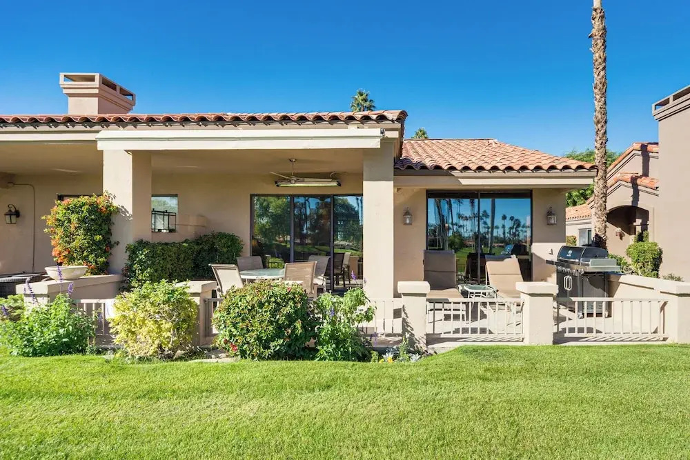 Patio + Resort Amenities: Palm Desert Escape