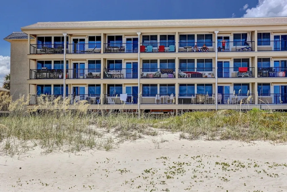Beach Style Condo Includes Google Mini Home And Beach Access 2 Bedroom Condo by RedAwning