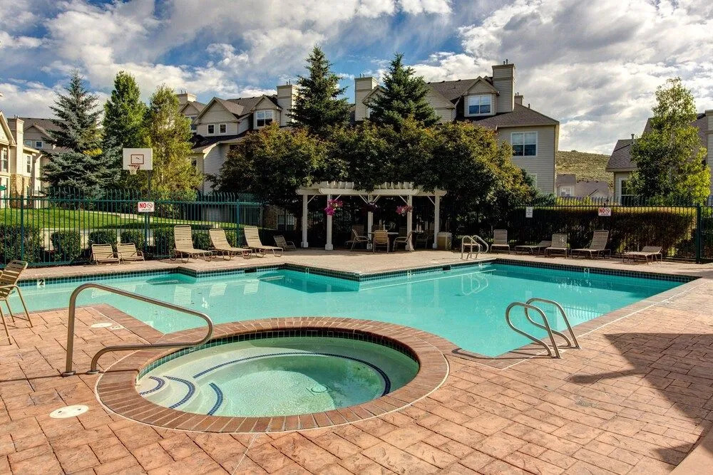 Stream and Mountain Views at Canyon Creek by RedAwning