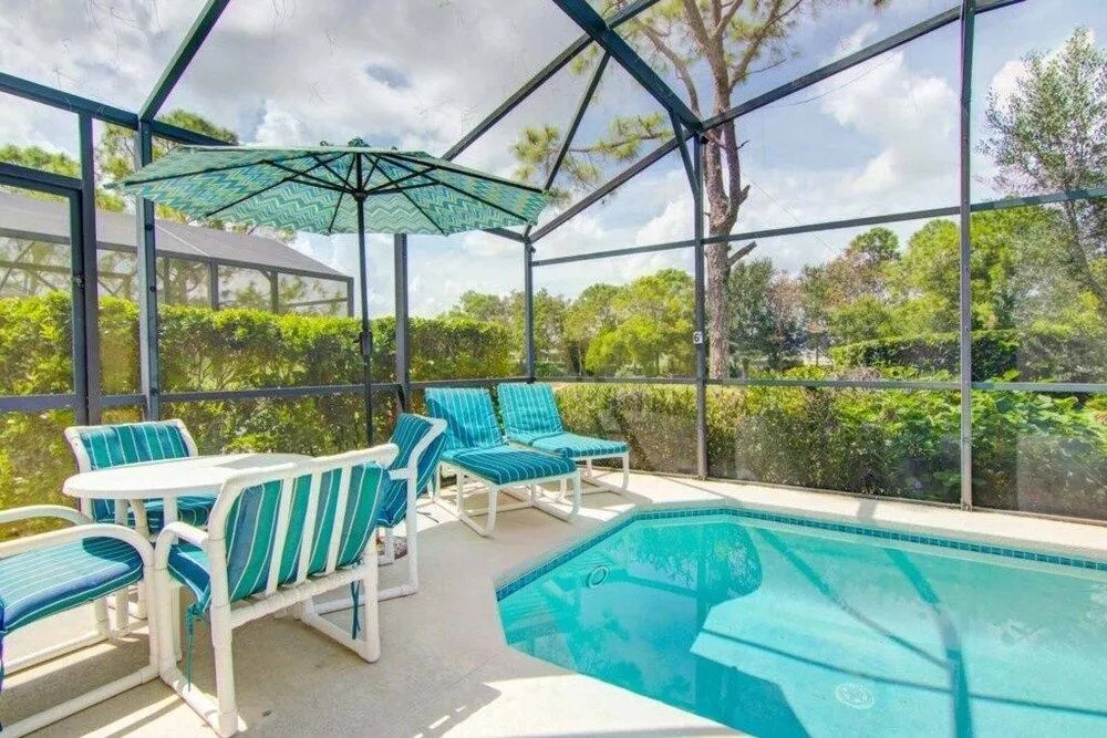 Privacy Bush Around Pool! 3 Bedroom Home by RedAwning
