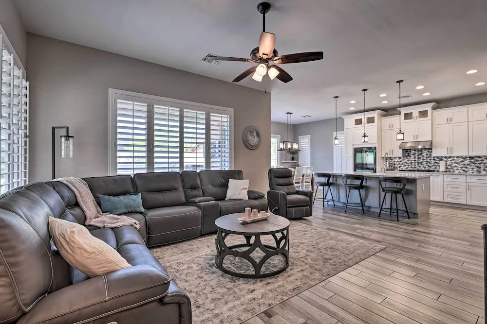 Sun-dappled Goodyear Home w/ Hot Tub & Fire Pit