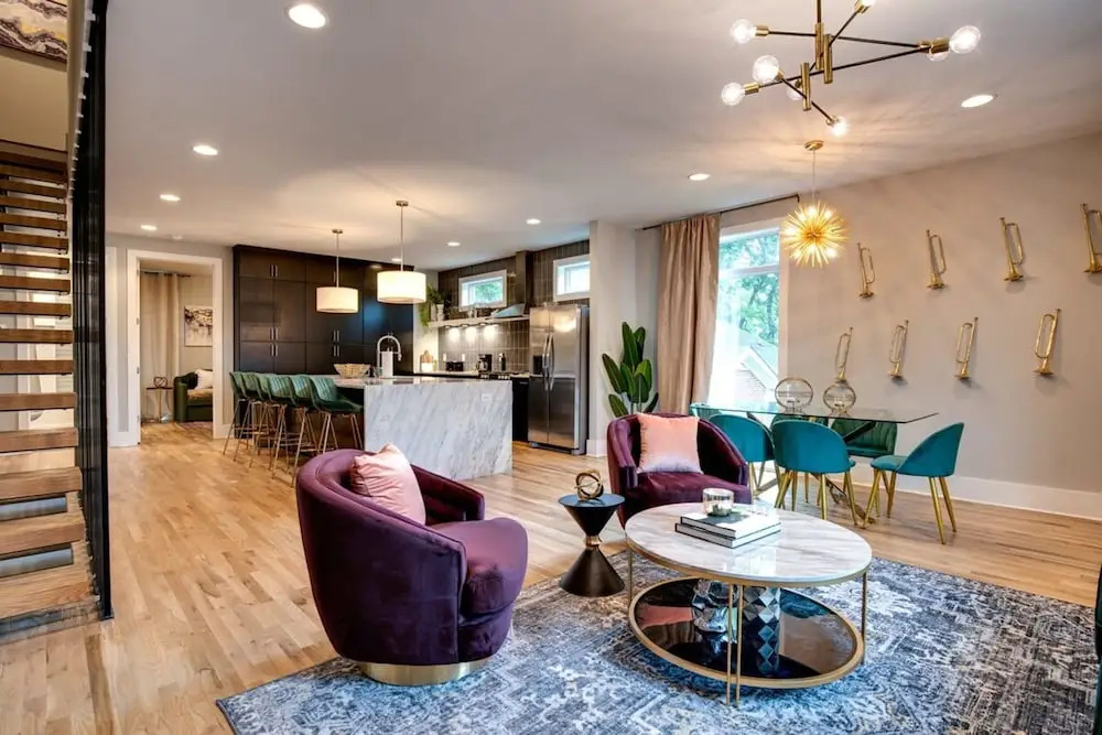 Large Group Lux 3mi Downtown - Rooftop City Views