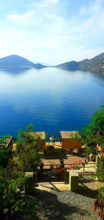 Bungalow with Pier, Terrace, View in Bozburun