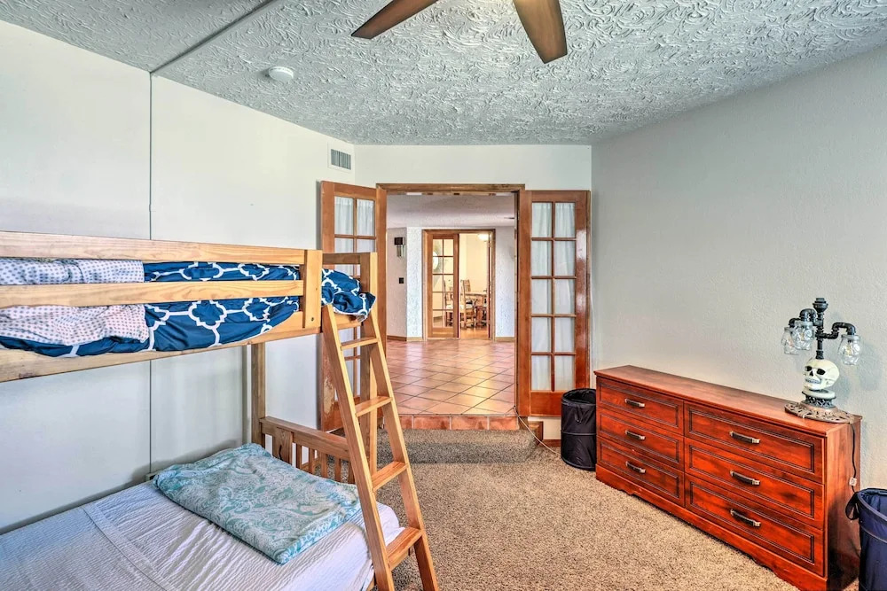 Patio & Panoramic Views: Hillside Lake Havasu Home