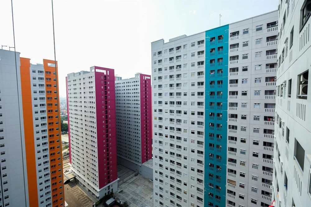 2BR Green Pramuka City Apartment Direct Access to Mall