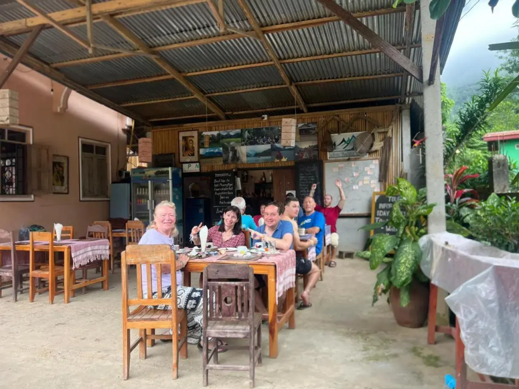 1Night 2Day trekking, Homestay Visit M Ngoi, Waterfalls office