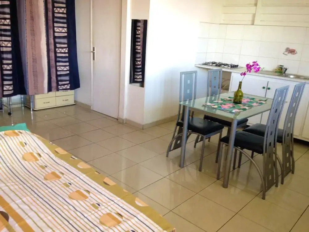 Studio In Le Gosier With Wonderful Sea View Balcony And Wifi 600 M From The Beach