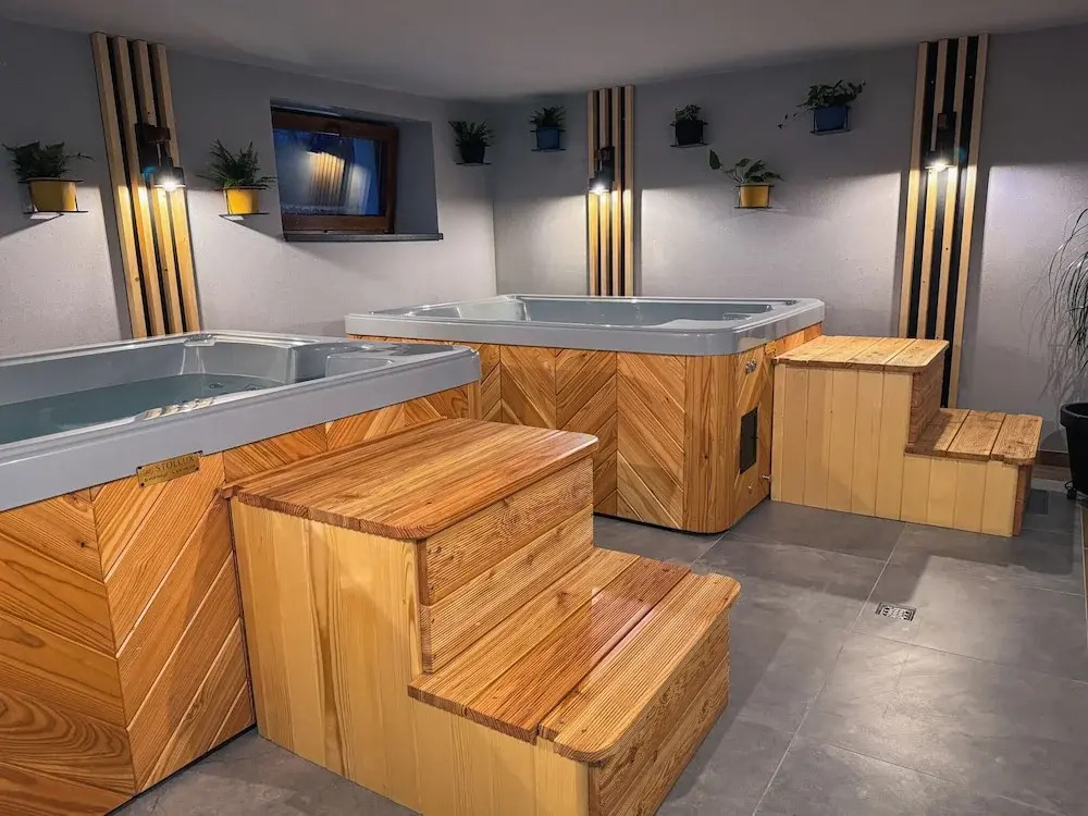 Apartamenty Wisła Krzywa 8, wanna z hydromasażem, basen zewnętrzny