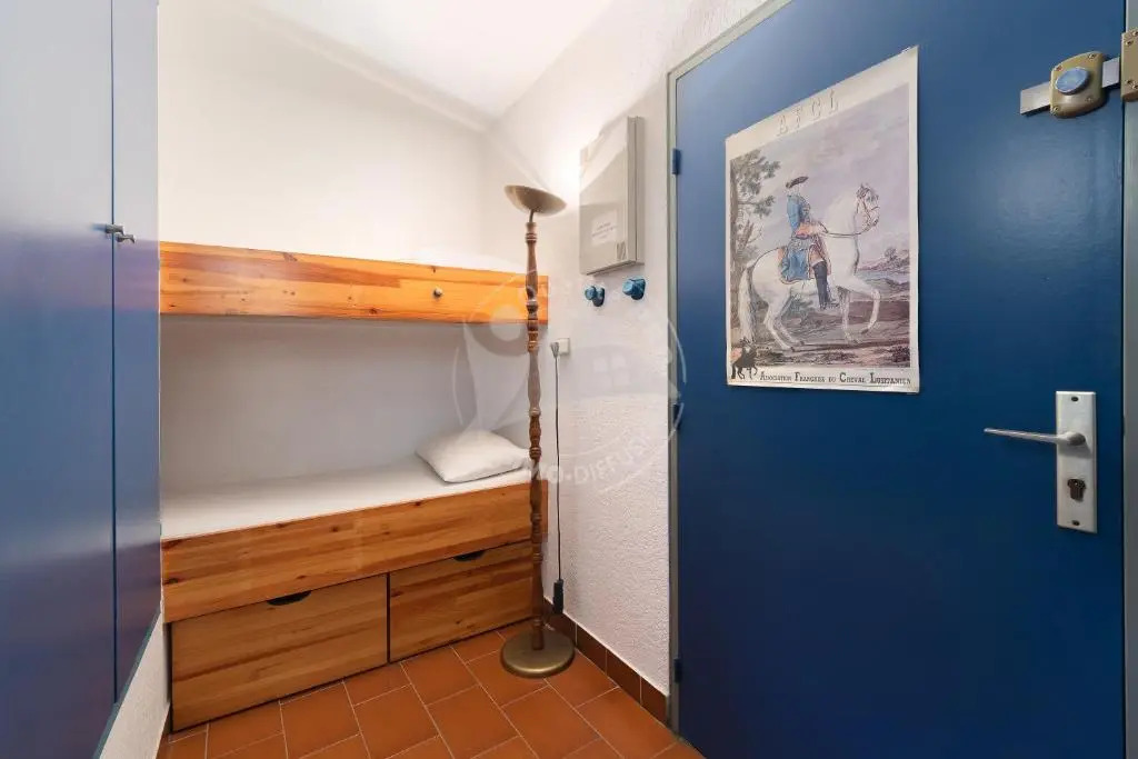 AS4269 - Studio cabine direct sur plage vue mer et parking privé et numéroté