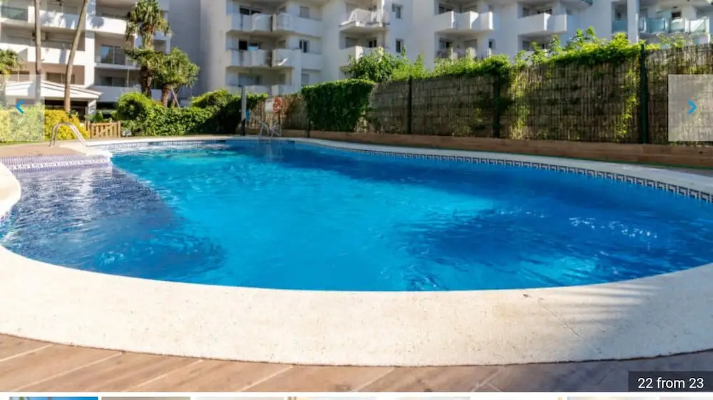 Apartment With 2 Bedrooms in Roses, With Shared Pool, Enclosed Garden and Wifi Near the Beach