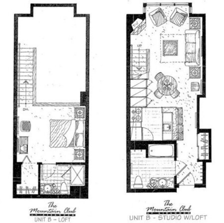 The Mountain Club #318 Village Plaza Studio Loft Suite - I condo