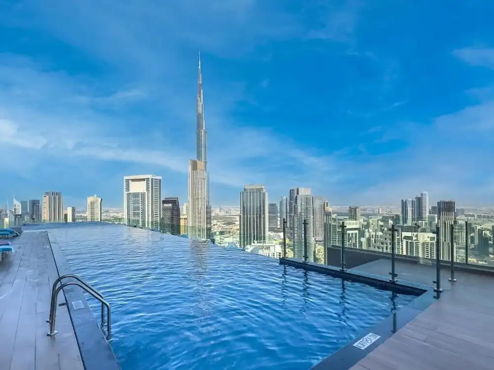 Burj Khalifa View Pool -1 BDR Paramount
