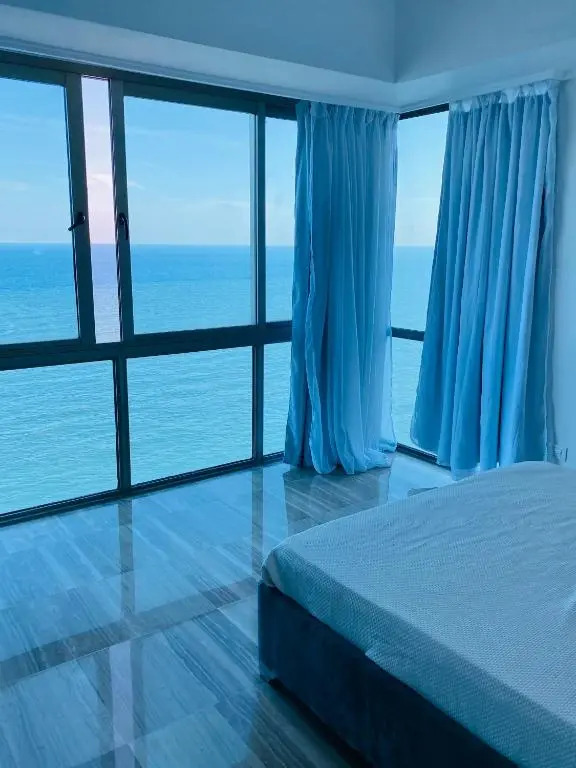 Vista al mar Habitación Privada Coral en Malecon Santo Domingo 1-829-343-1001