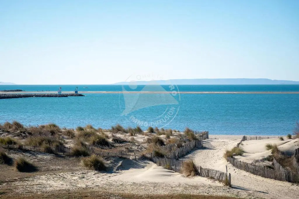 AS4269 - Studio cabine direct sur plage vue mer et parking privé et numéroté