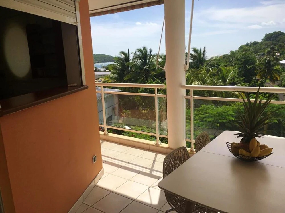 Apartment with One Bedroom in Les Trois-Îlets, with Wonderful Sea View, Furnished Garden And Wifi - 400 M From the Beach