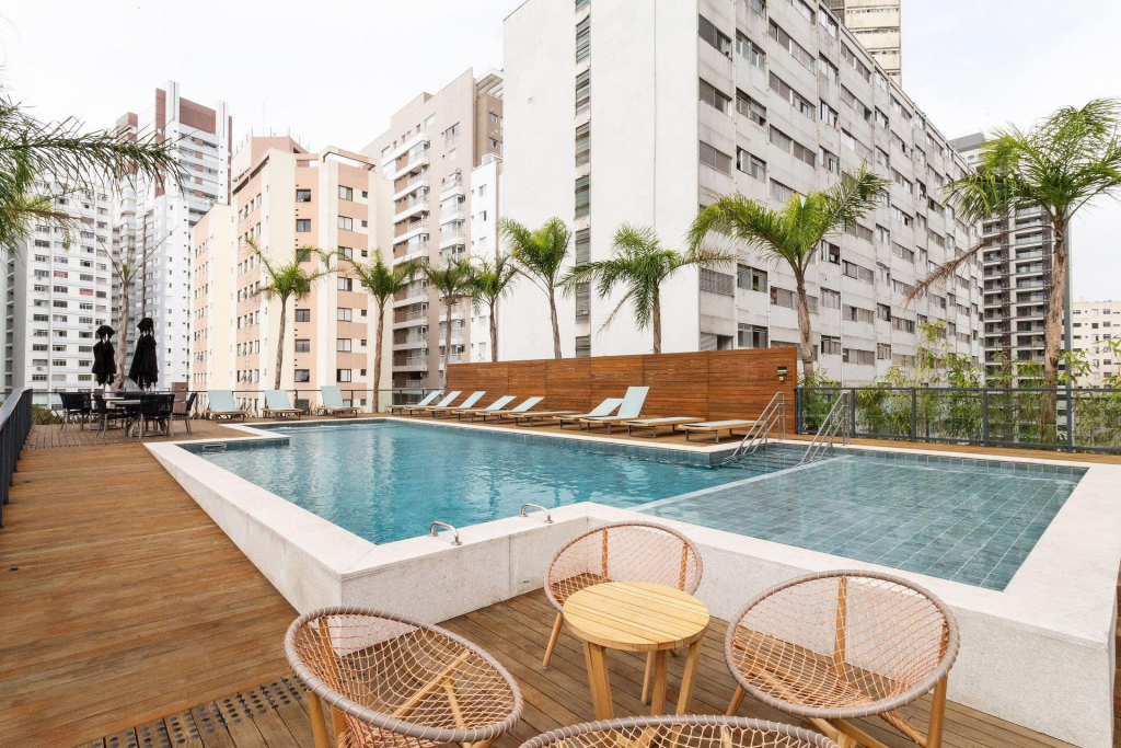 Apto de 42m² moderno e confortável na Bela Vista