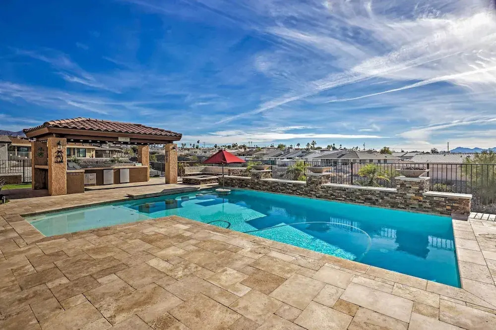 Luxe Retreat w/ Lake Havasu View & Pool!