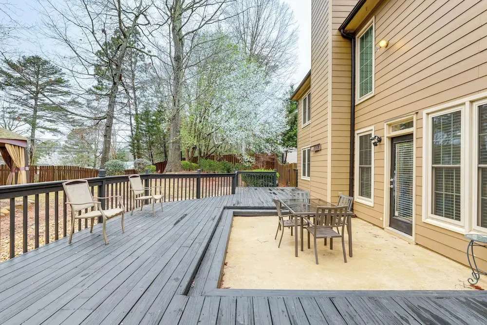 Modern Stone Mountain Home w/ Spacious Deck, Grill