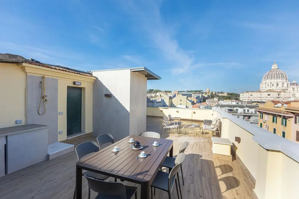 Rental In Rome St. Peter's View Terrace
