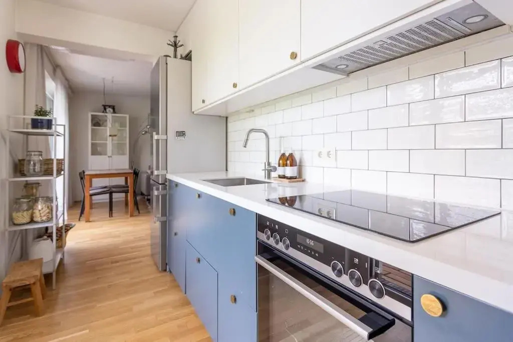 Dream Apartment - central and quiet with AC and free parking garage