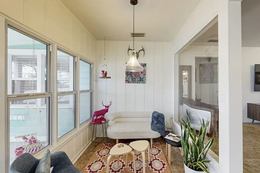 Dock, Patio & Grill! Waterfront Lake Dunlap Home