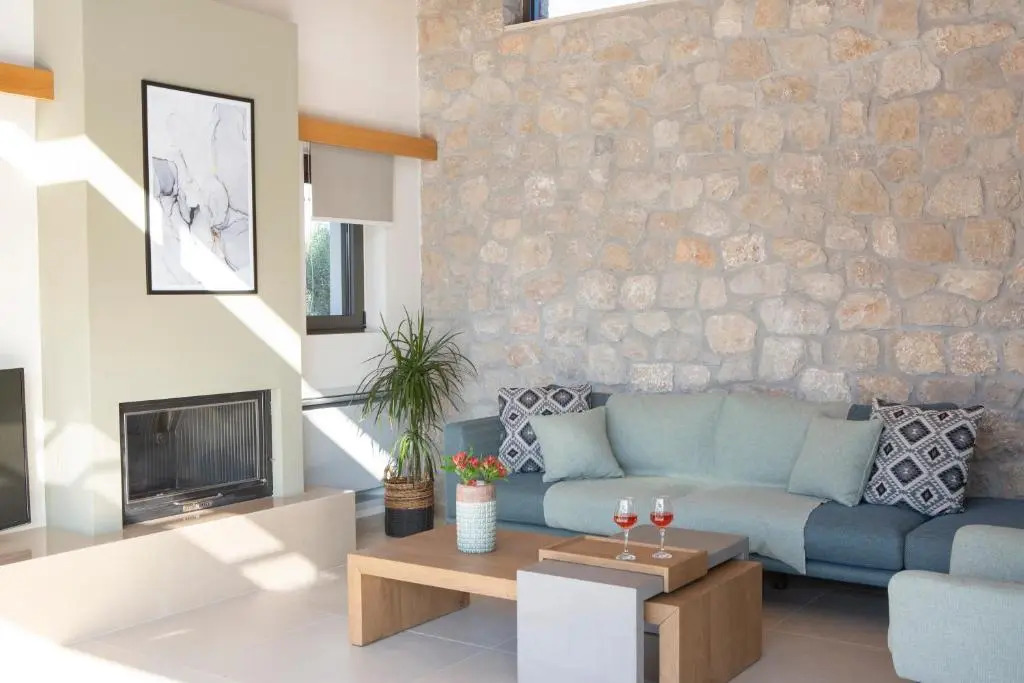 Olive green villas