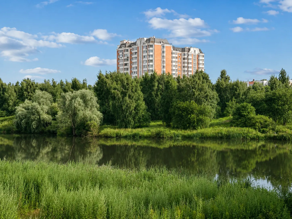 Панорамный дом с частным кинотеатром у воды | Москва, Пыхтино
