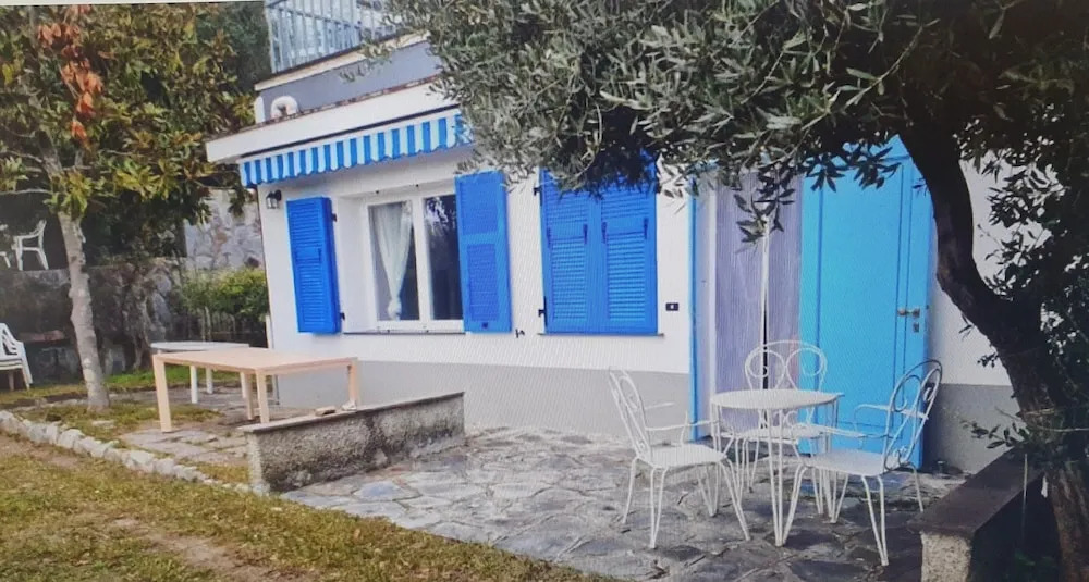 White & Blue House