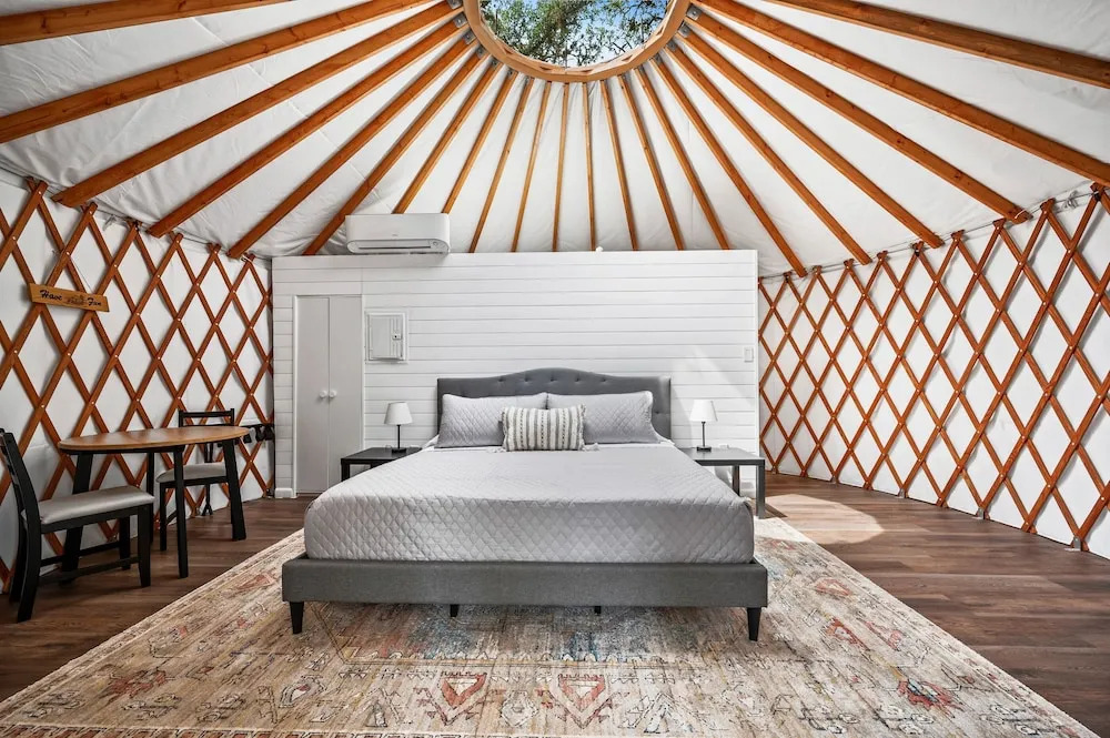 Ot 3515e Texas Yurt Haus: 5 Yurts! 5 Bedroom Cabin by RedAwning