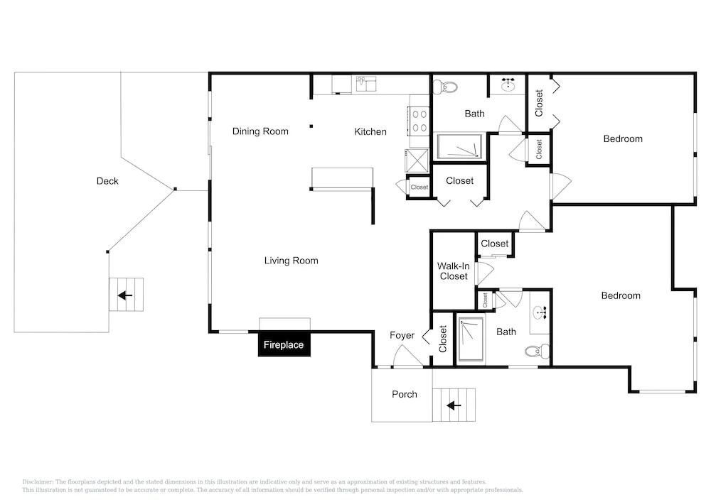 2br W/ Deck & Pool - Near The Beach 2 Bedroom Condo