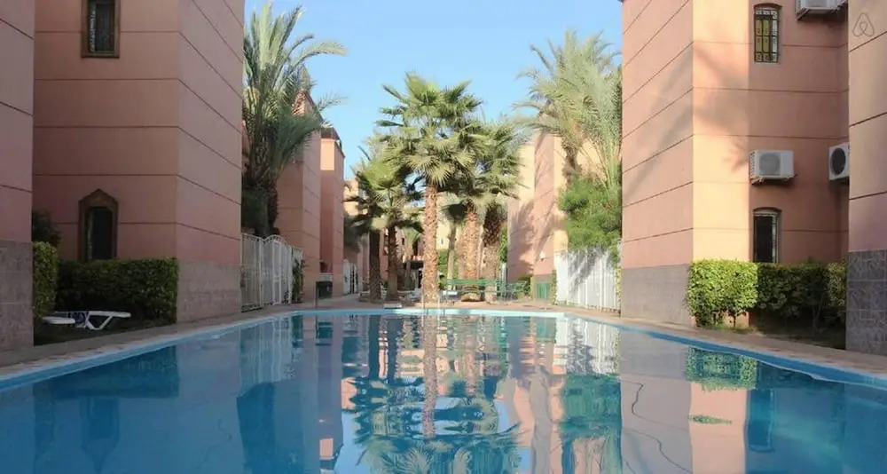 Apartment with 3 Bedrooms in Annakhil, Marrakech, with Shared Pool