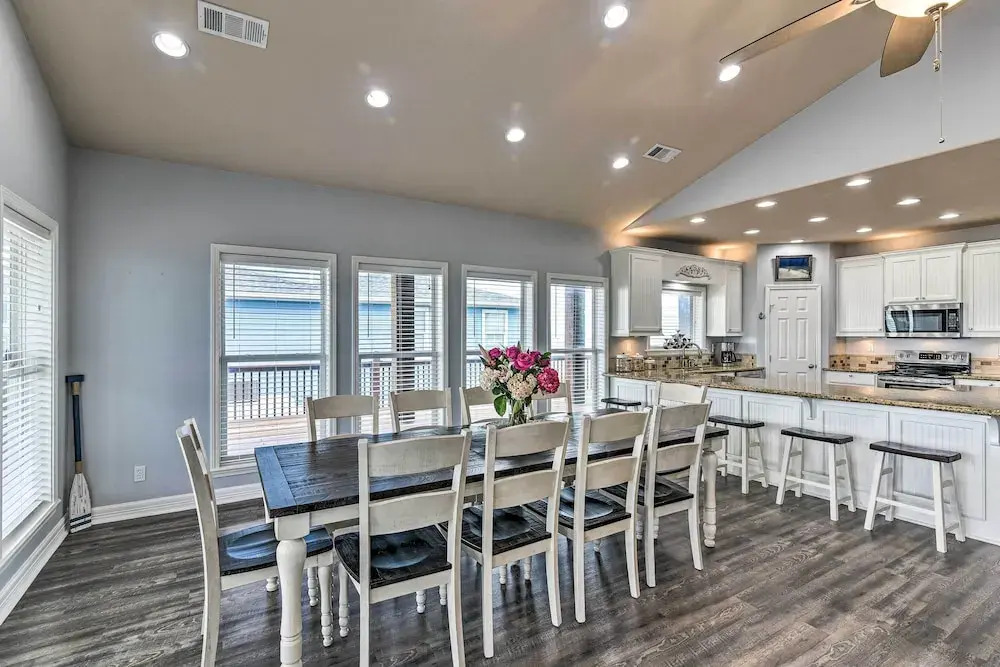 Group Getaway w/ Deck, Steps to Crystal Beach!