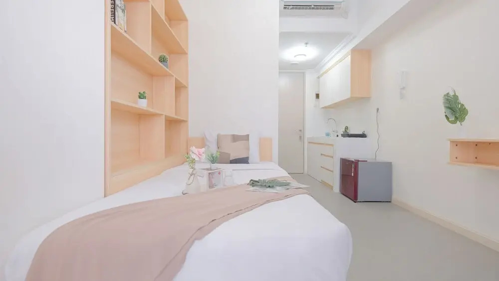 Restful And Minimalist Studio Room Tokyo Riverside Pik 2 Apartment