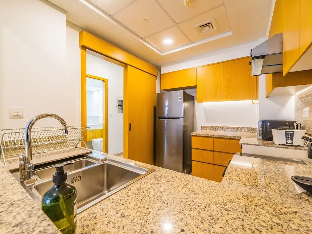 Monty Holiday Home - Serene & Modern Apartment With Burj Khalifa View