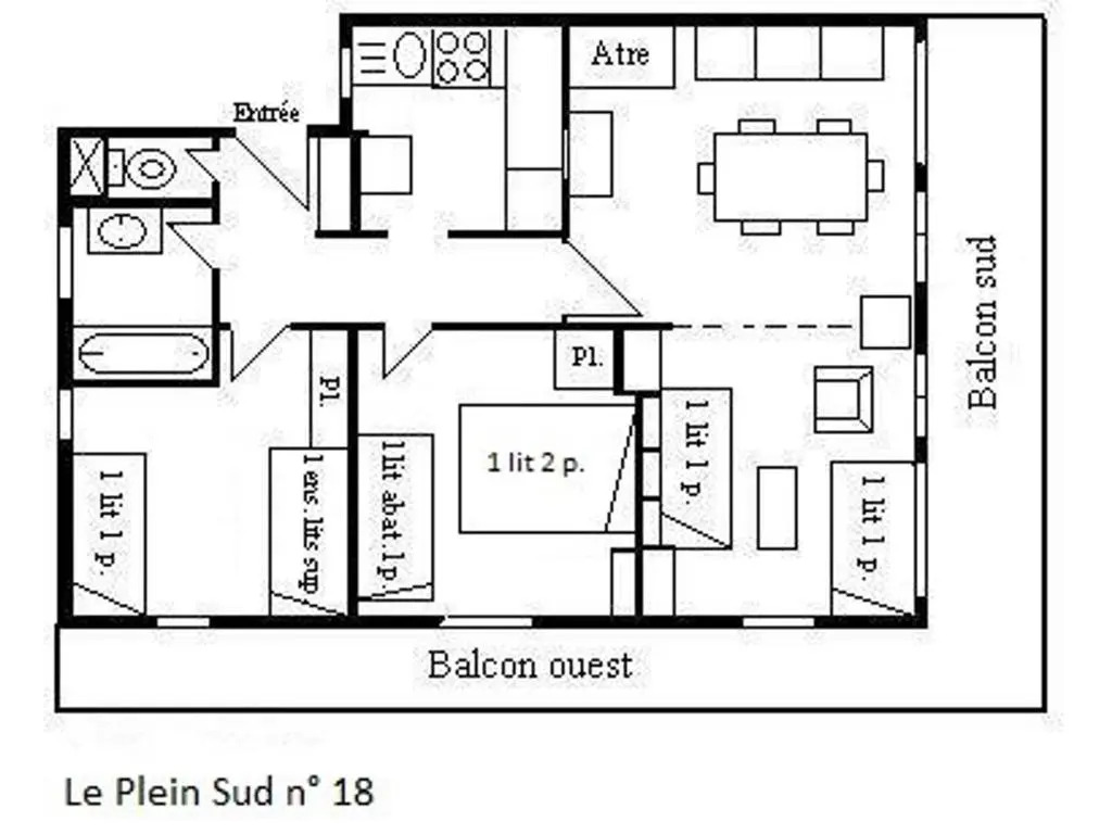 Appartement Méribel, 3 pièces, 8 personnes - FR-1-180-375