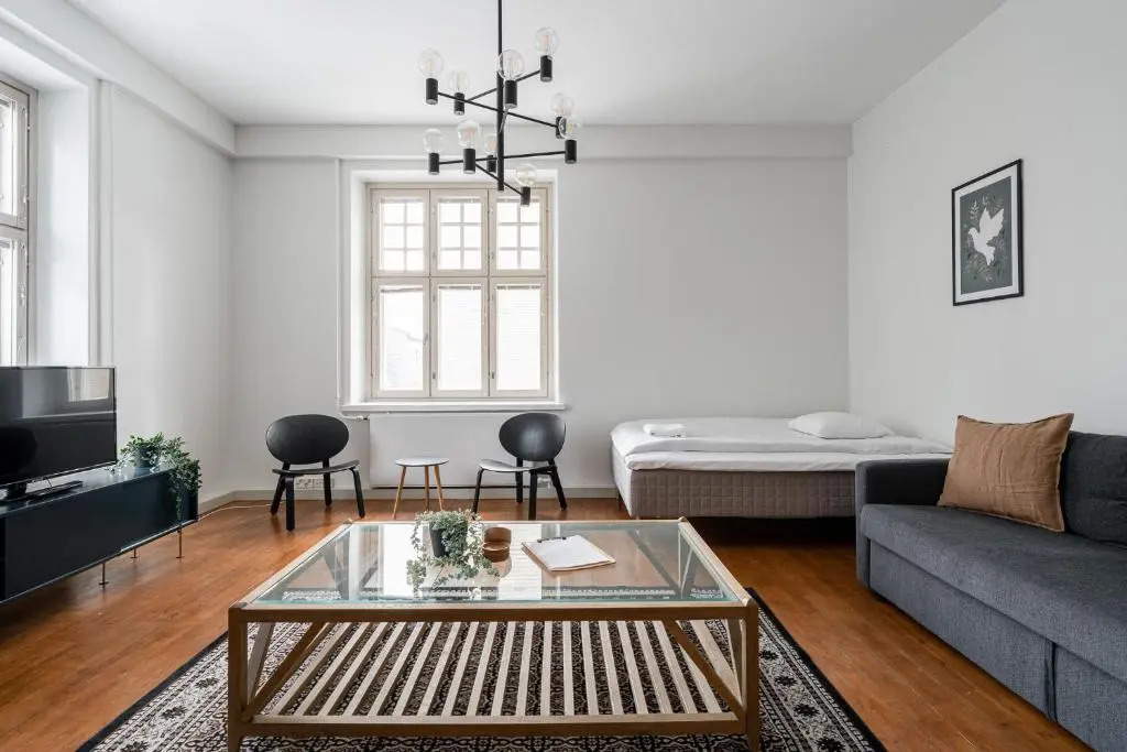 2ndhomes Tampere "Iso Aleksi" Apartment - 119m2 - Private Sauna - Best Location