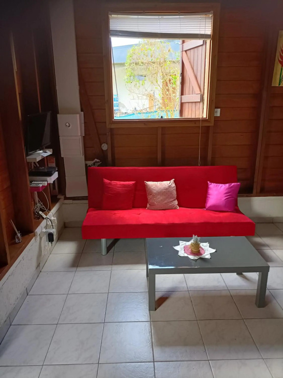 Bungalow d'une chambre avec vue sur la ville piscine partagee et jardin clos a Chateau Gaillard Le Moule a 7 km de la plage