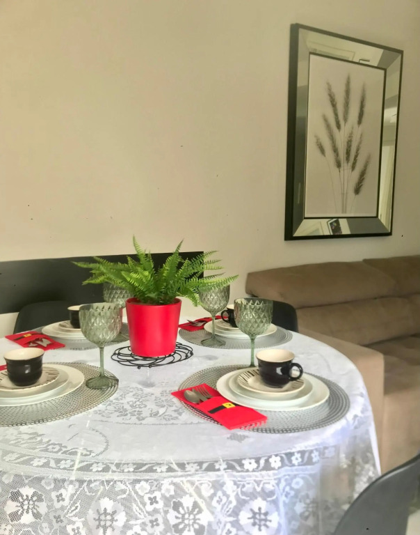 Sinta-se em Casa! Apto Novo, Aconchegante, Funcional - 1 Quarto atende até 2 pessoas com cama de casal ou 2 Quartos para até 4 pessoas com camas de solteiro