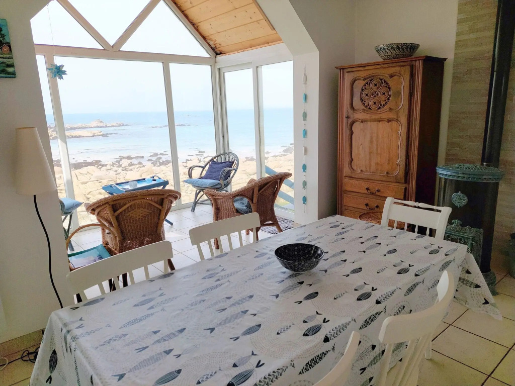 Fishermans House in Brittany by the Sea