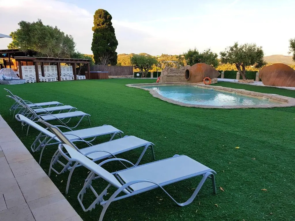 Villa with 9 bedrooms in Can Trabal with wonderful mountain view private pool enclosed garden 12 km from the beach
