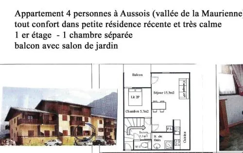 Appartement 2 Pièces 4 Pers Au Centre de la Station 81186