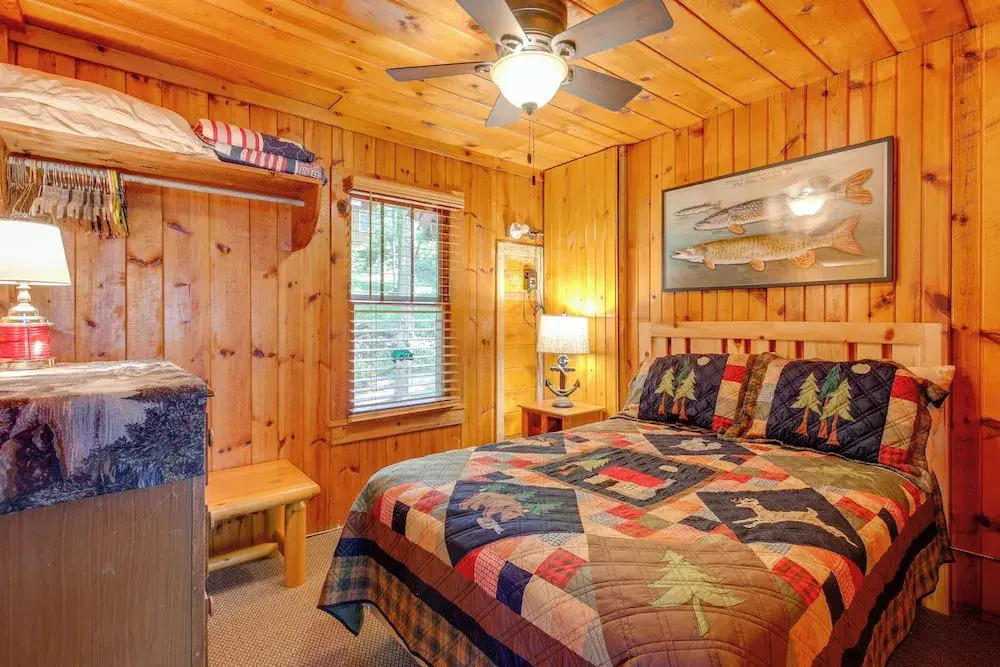 Dock & Beach Access: Duplex Lake Cabin!