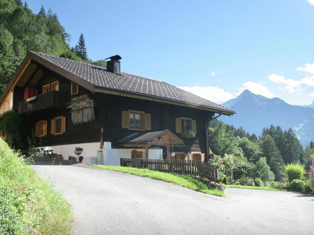 Beautiful view of Schruns at the Montafon ski area for 2 persons